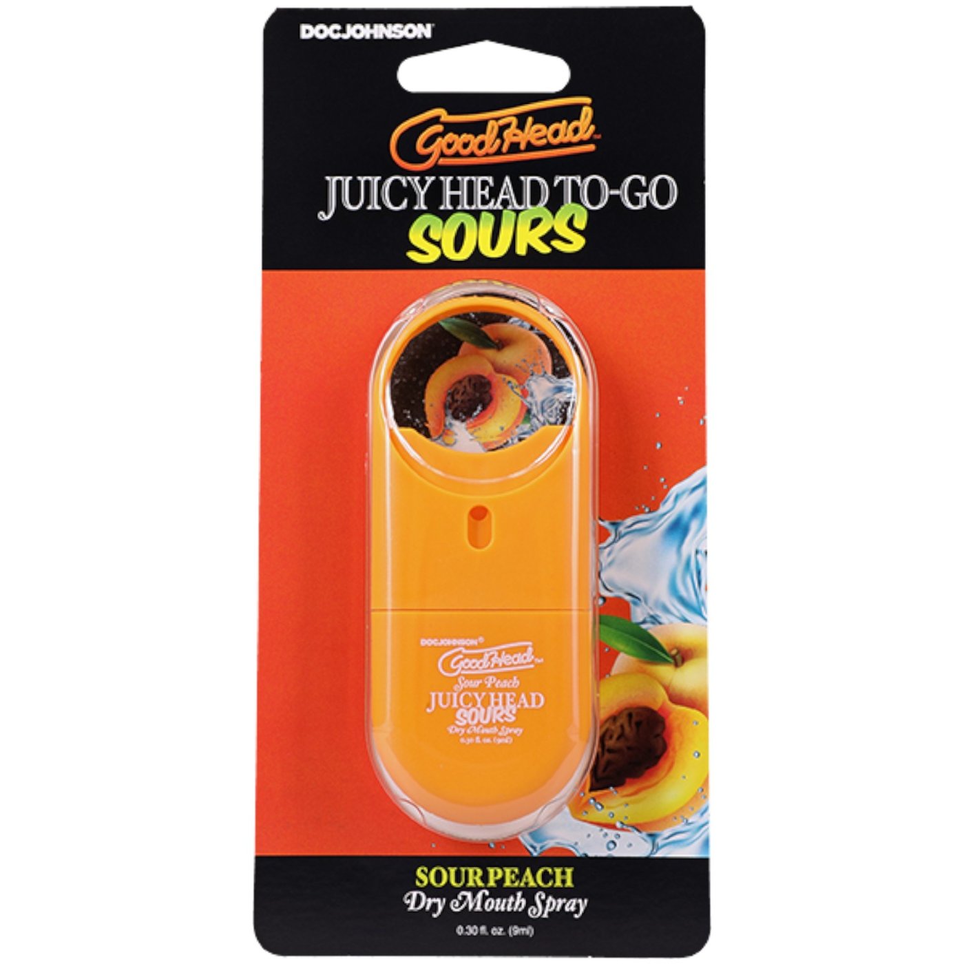 GoodHead Juicy Head Spray To-Go Sour Peach 9ml