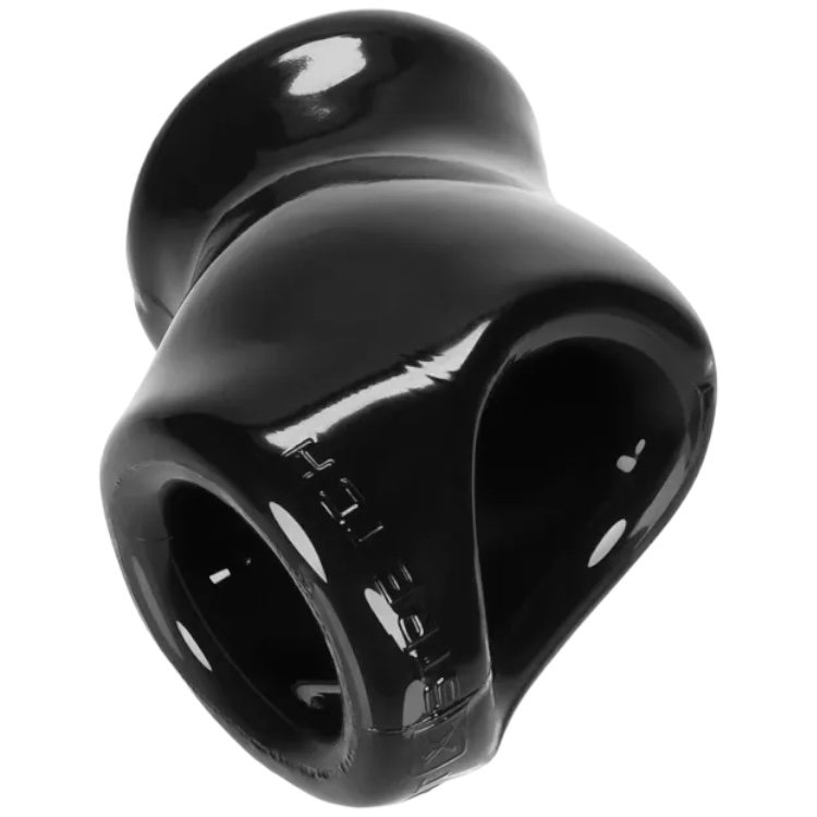 Oxballs Unit X Stretch Cock Ring and Ball Stretcher Black