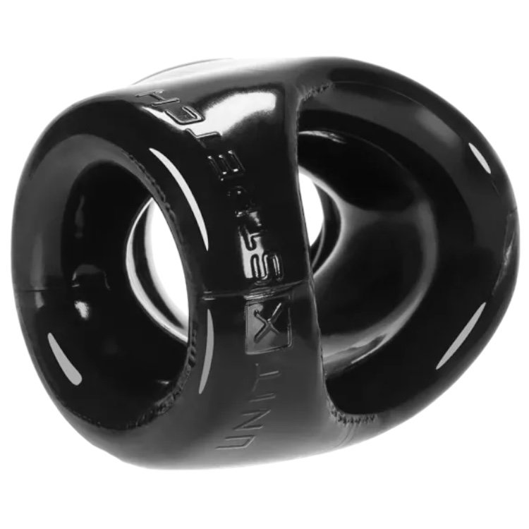 Oxballs Unit X Stretch Cock Ring and Ball Stretcher Black