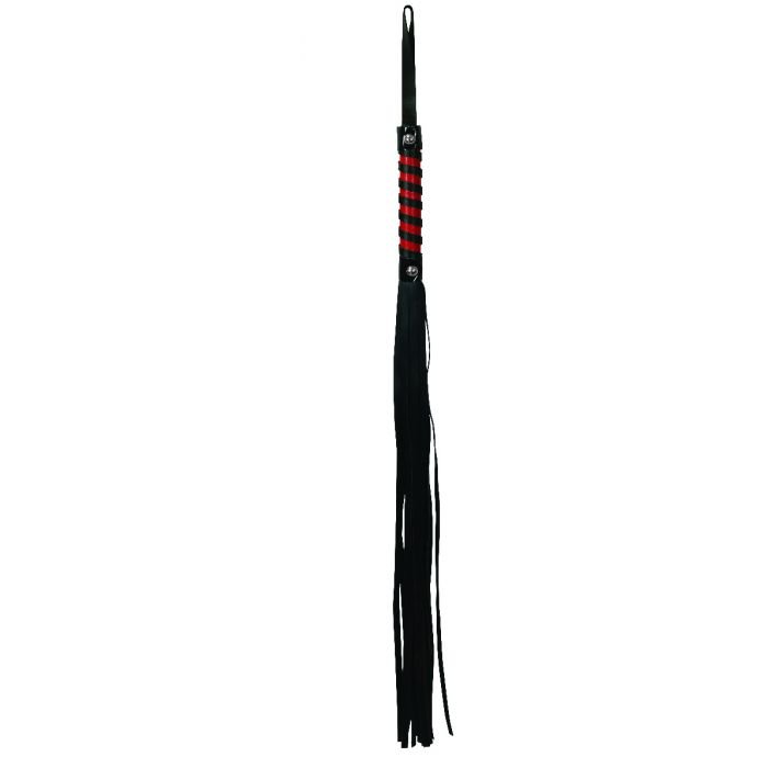 S&amp;M Red &amp; Black Stripe Flogger 32 Inch