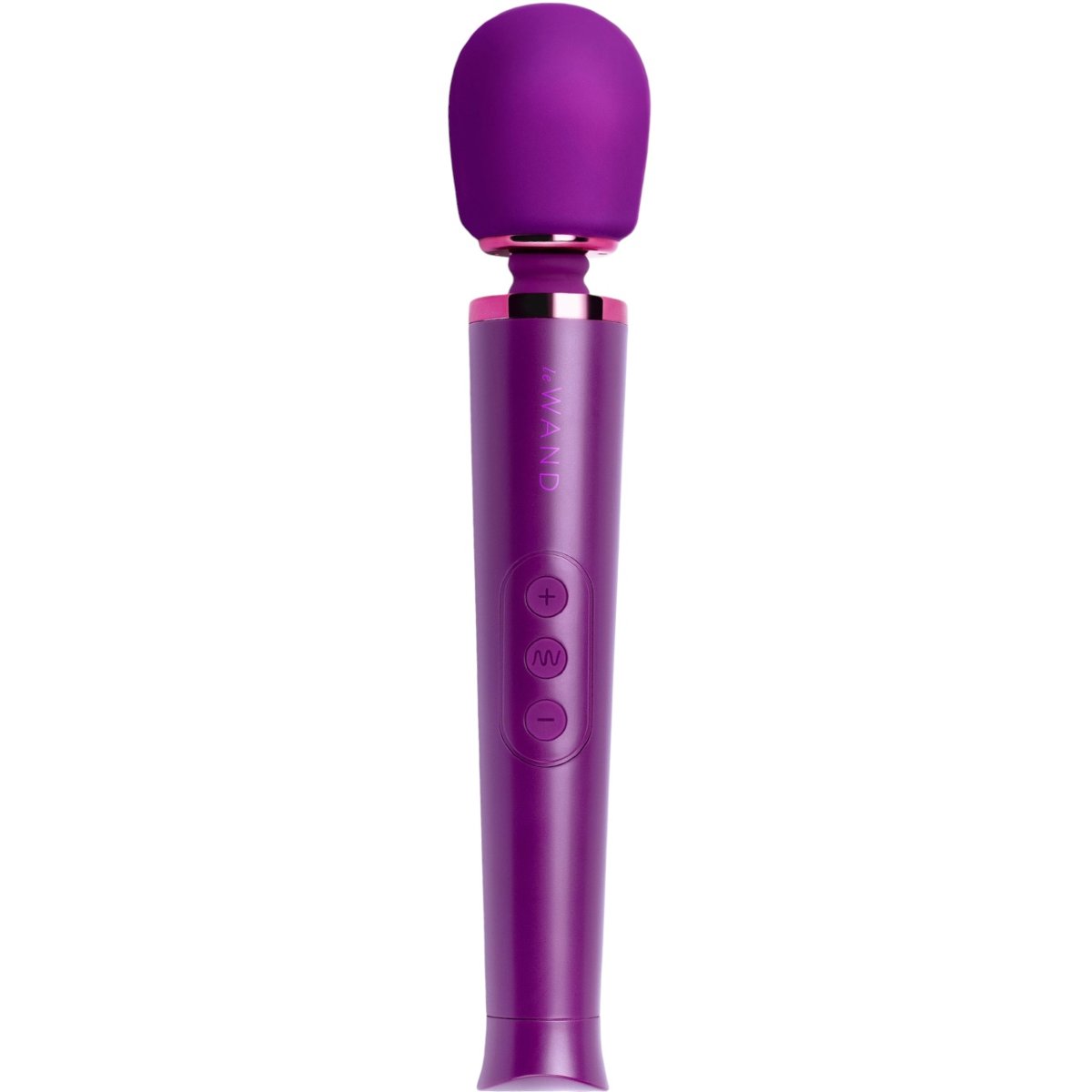 Le Wand Petite Mini Rechargeable Massage Wand Vibrator Dark Cherry