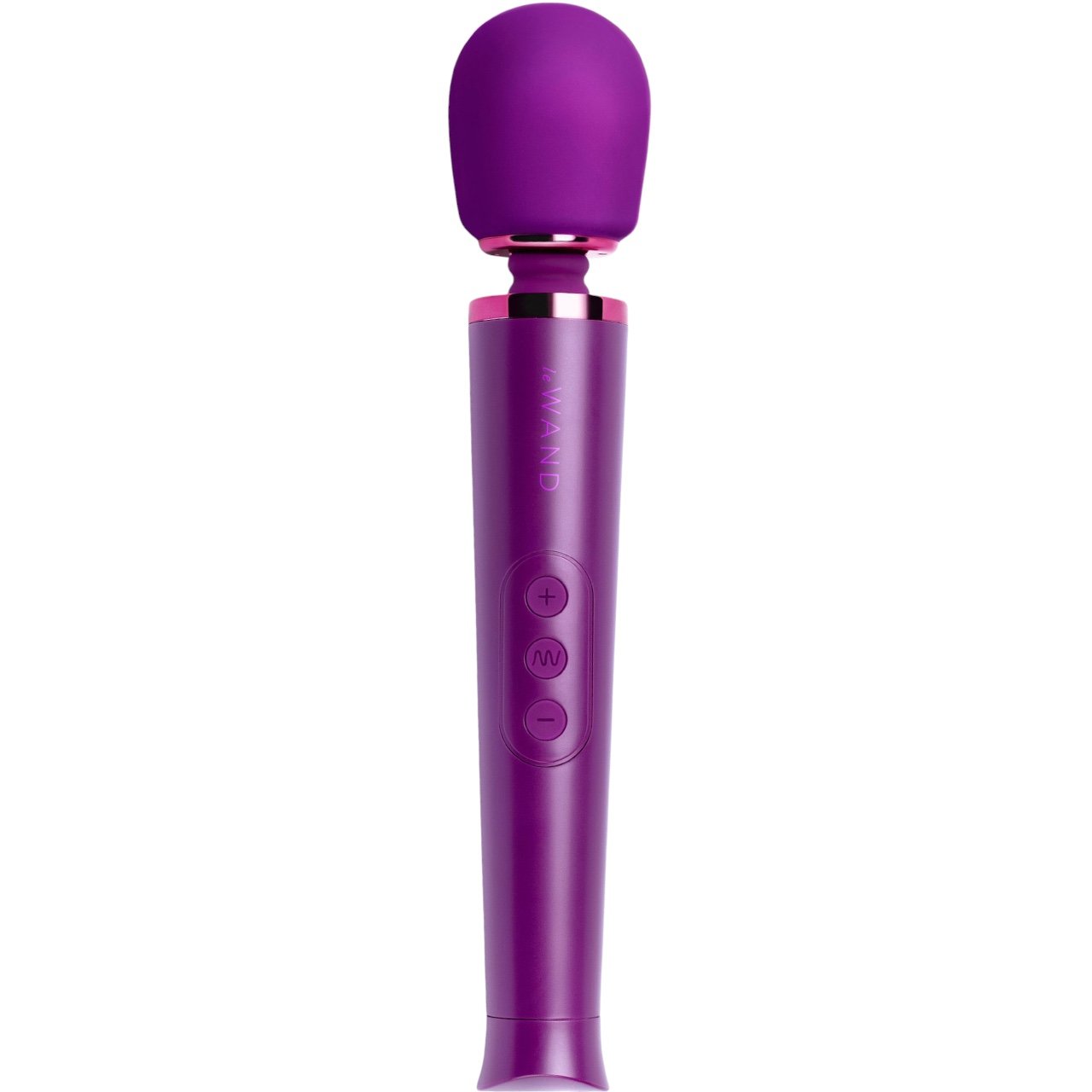 Le Wand Petite Mini Rechargeable Massage Wand Vibrator Dark Cherry