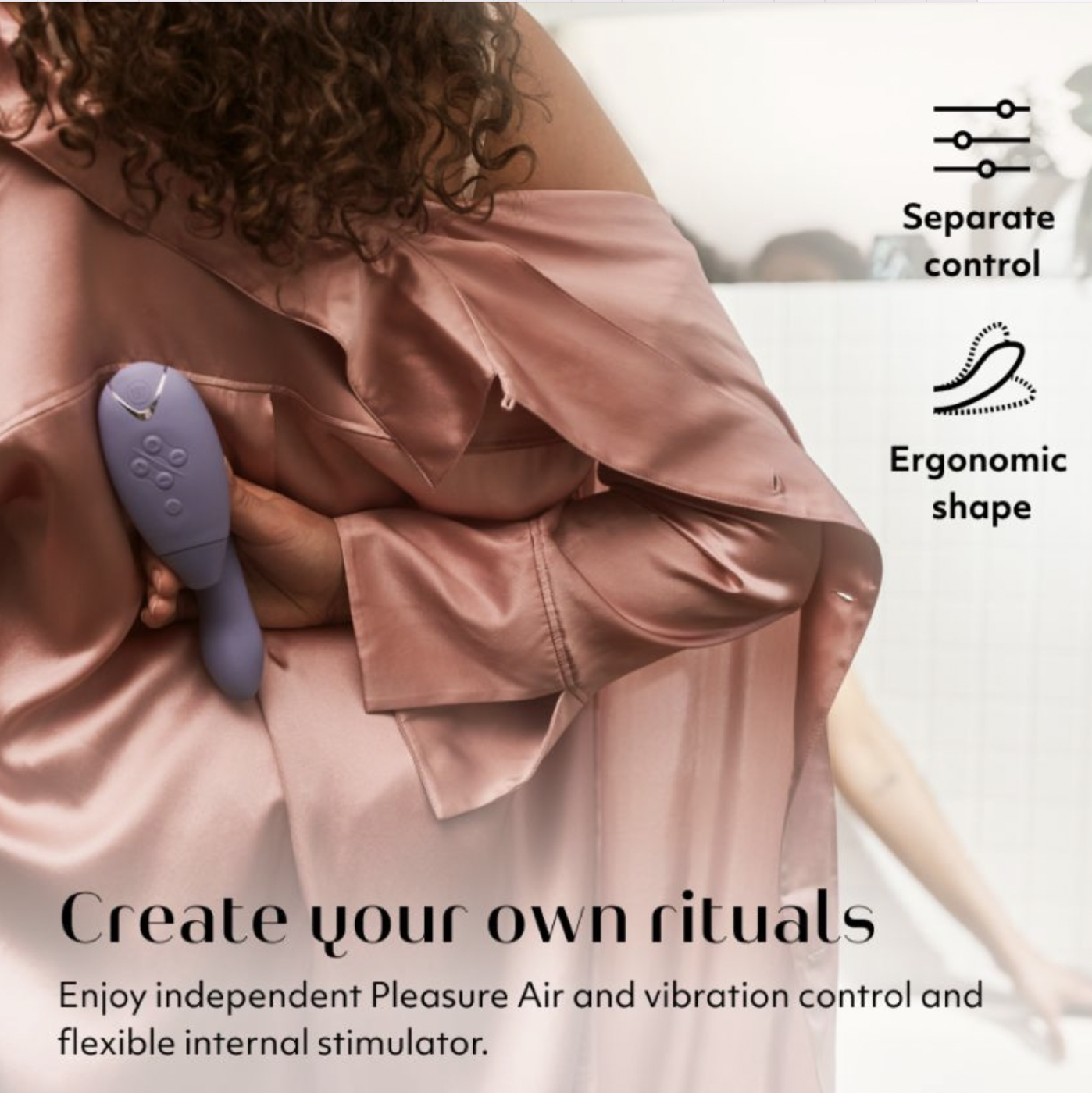 Womanizer Duo 2 Rechargeable Silicone G-Spot and Clitoral Stimulator
