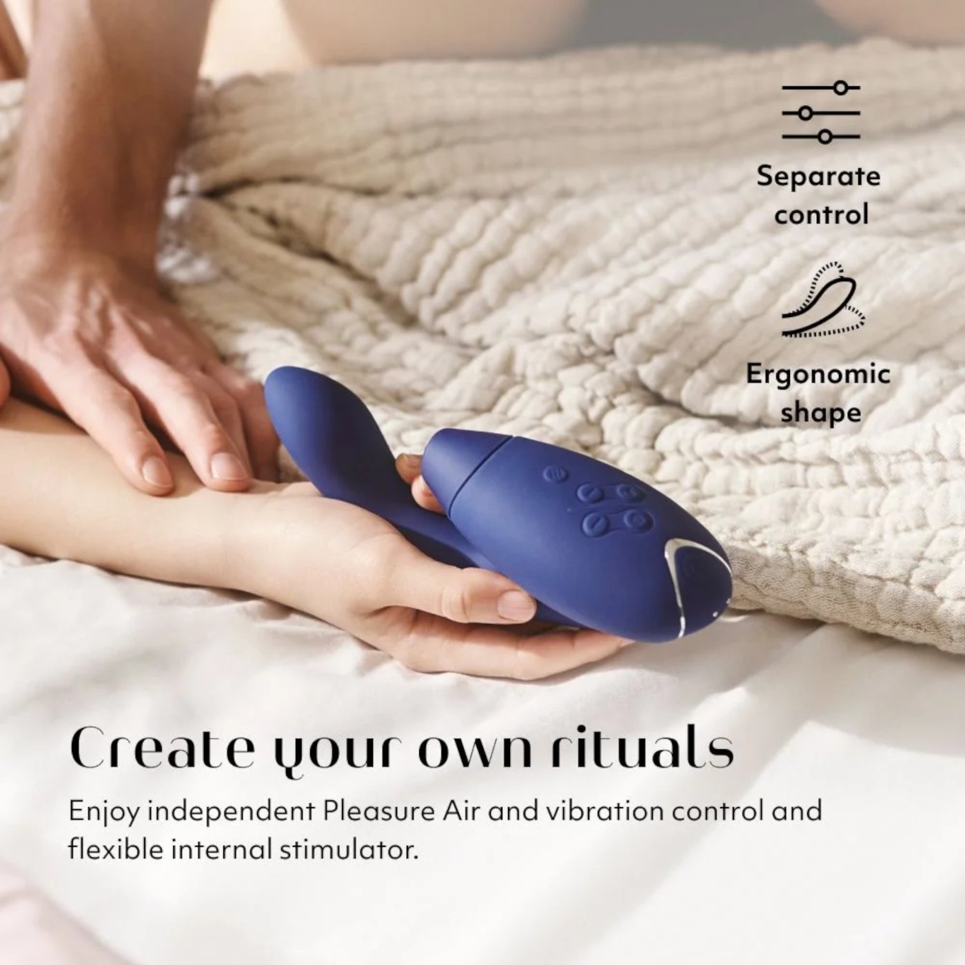 Womanizer Duo 2 Rechargeable Silicone G-Spot and Clitoral Stimulator