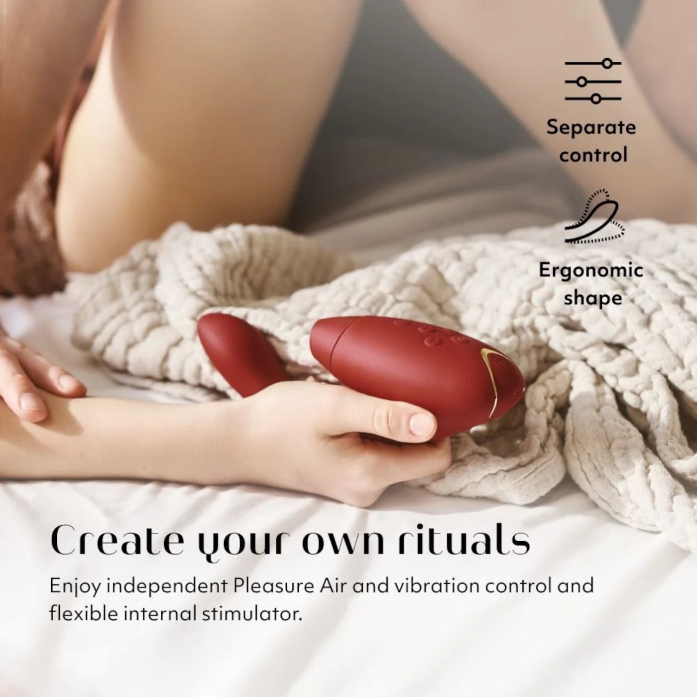 Womanizer Duo 2 Rechargeable Silicone G-Spot and Clitoral Stimulator