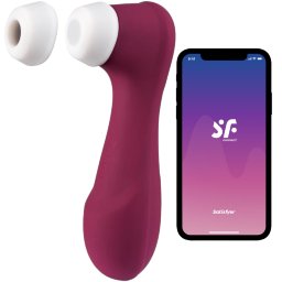 Satisfyer Pro 2 Generation 3 App Controlled Liquid Air Clitoral Vibrator Red