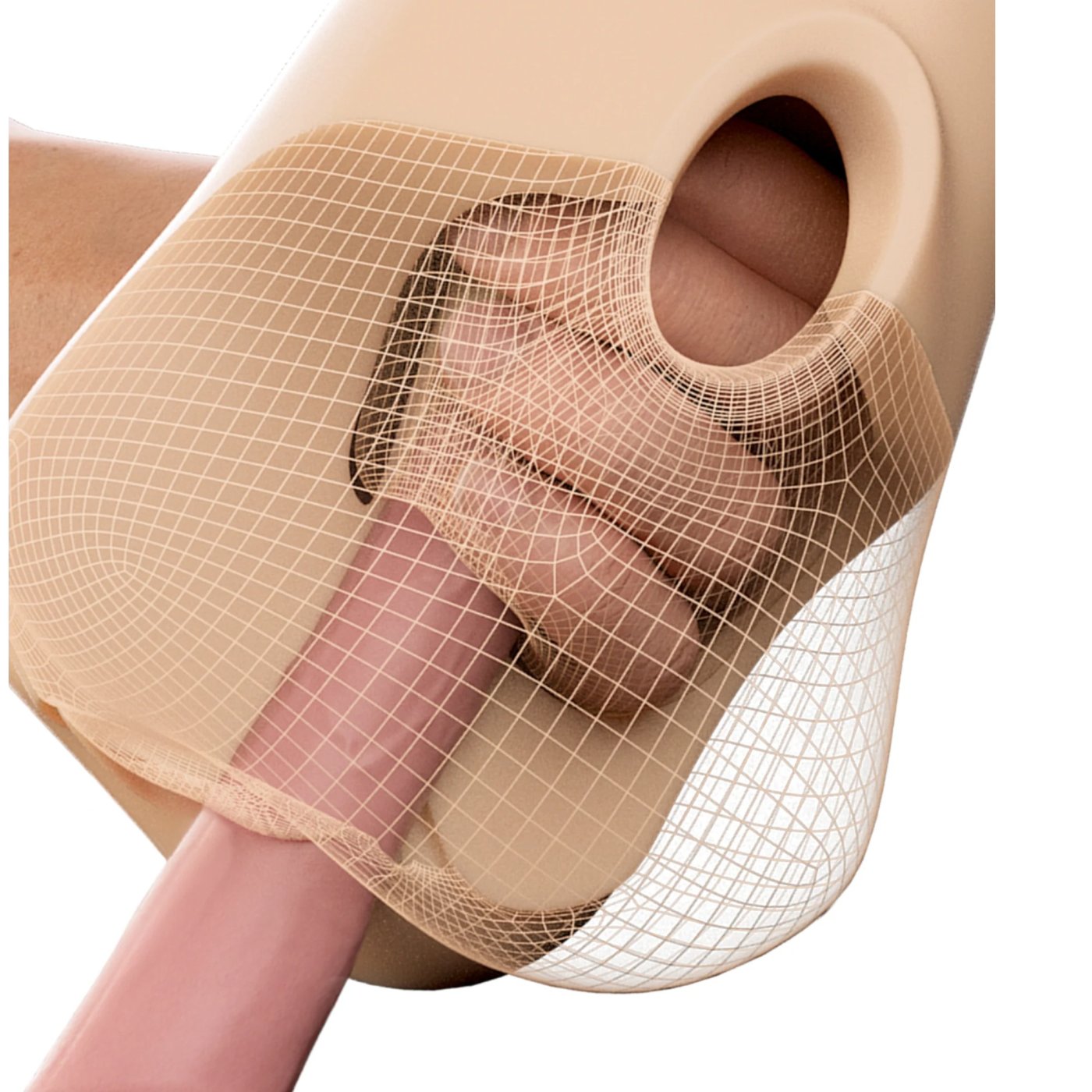 Pipedream Double Pounder Vibrating Squeeze Stroker Male Masturbator