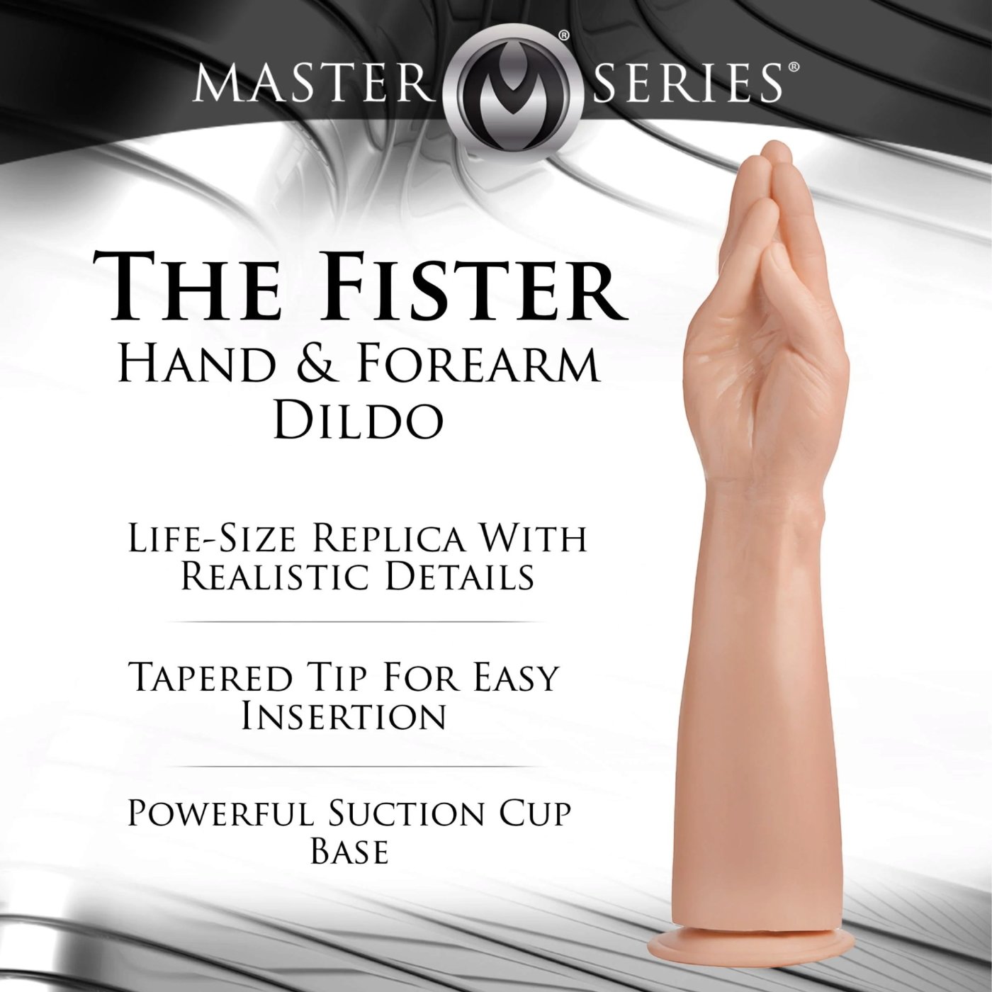 Master Series The Fister Hand and Forearm Dildo