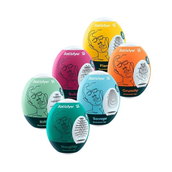 Satisfyer Masturbator Egg 6 Set Assorted