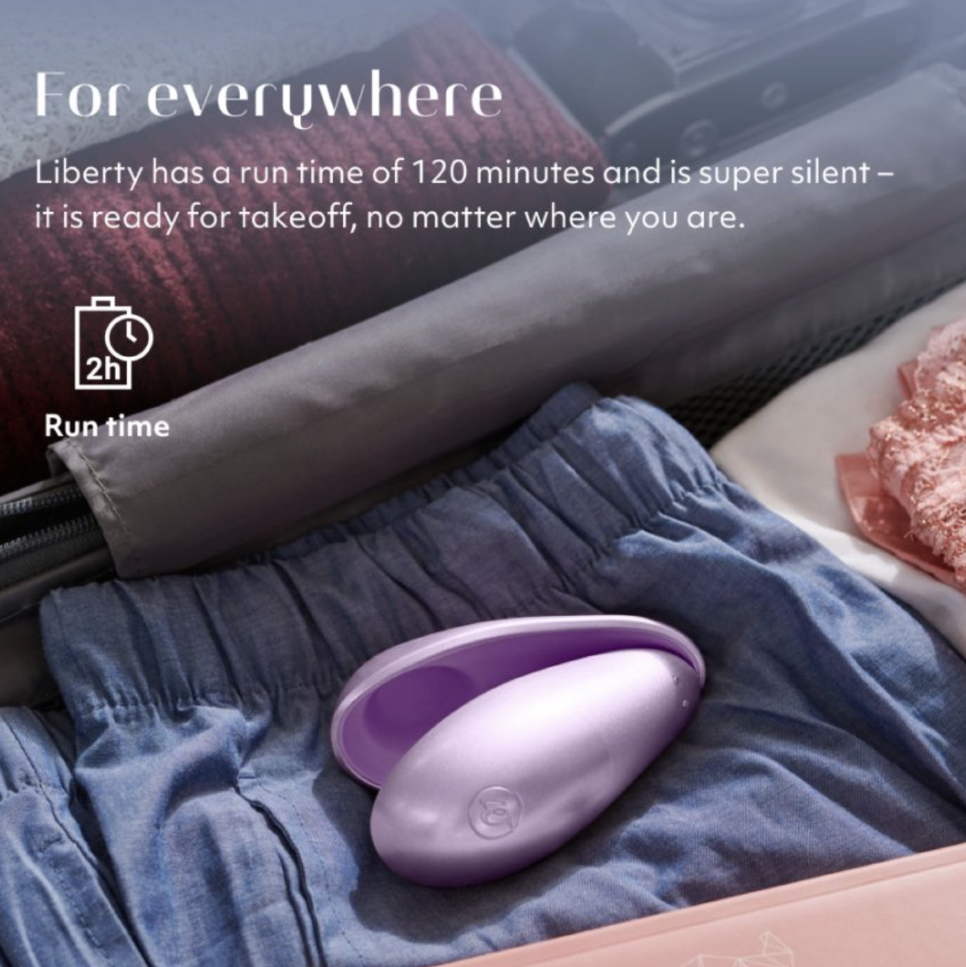 Womanizer Liberty Rechargeable Travel Clitoral Suction Vibrator