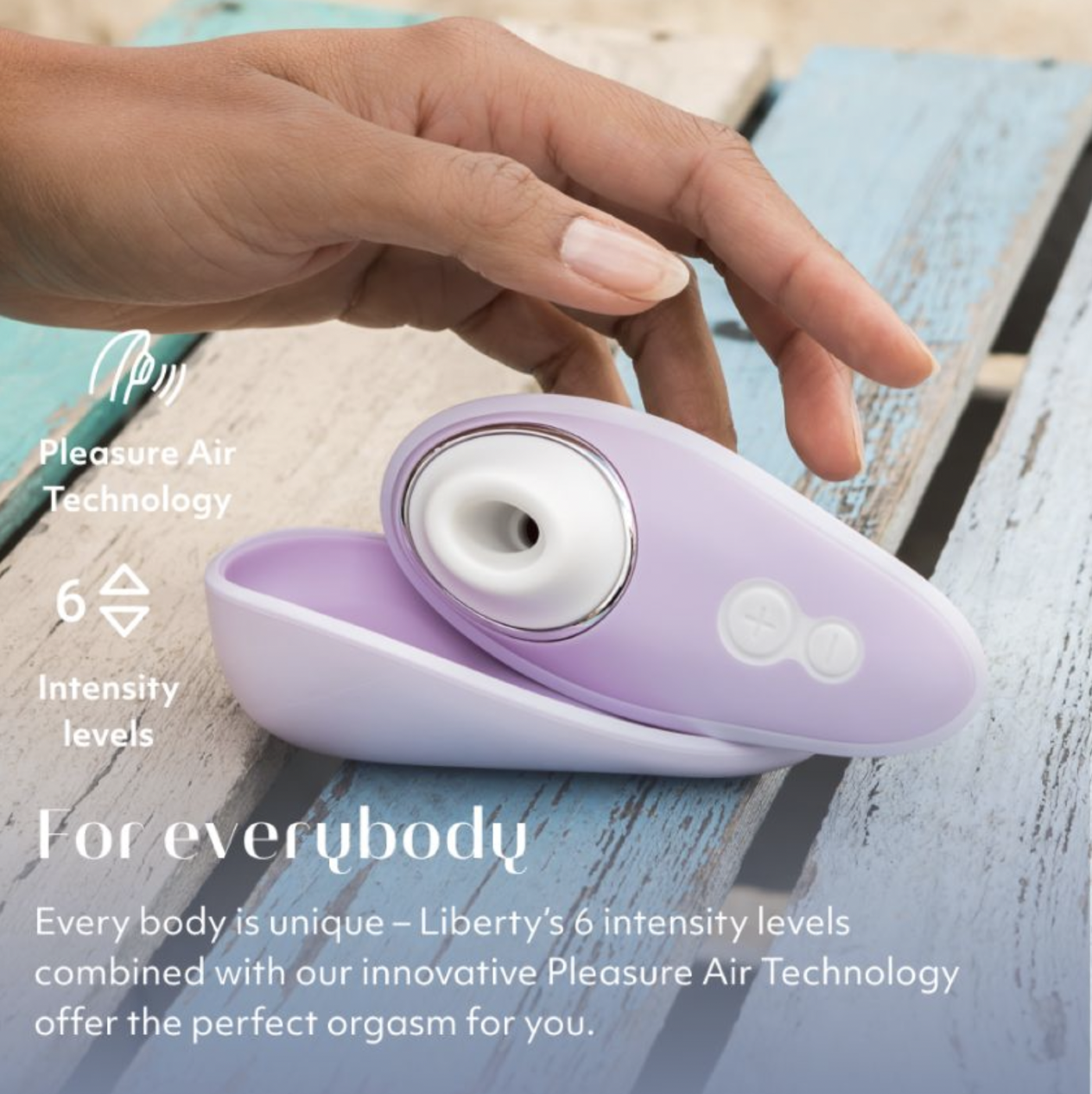 Womanizer Liberty Rechargeable Travel Clitoral Suction Vibrator