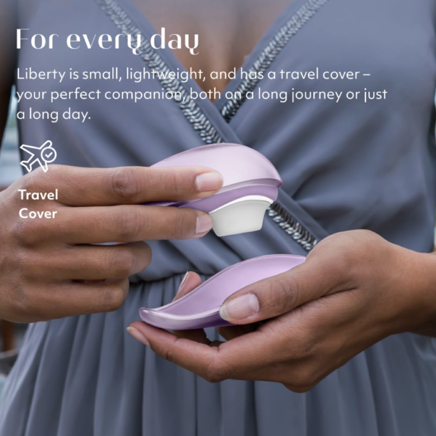 Womanizer Liberty Rechargeable Travel Clitoral Suction Vibrator