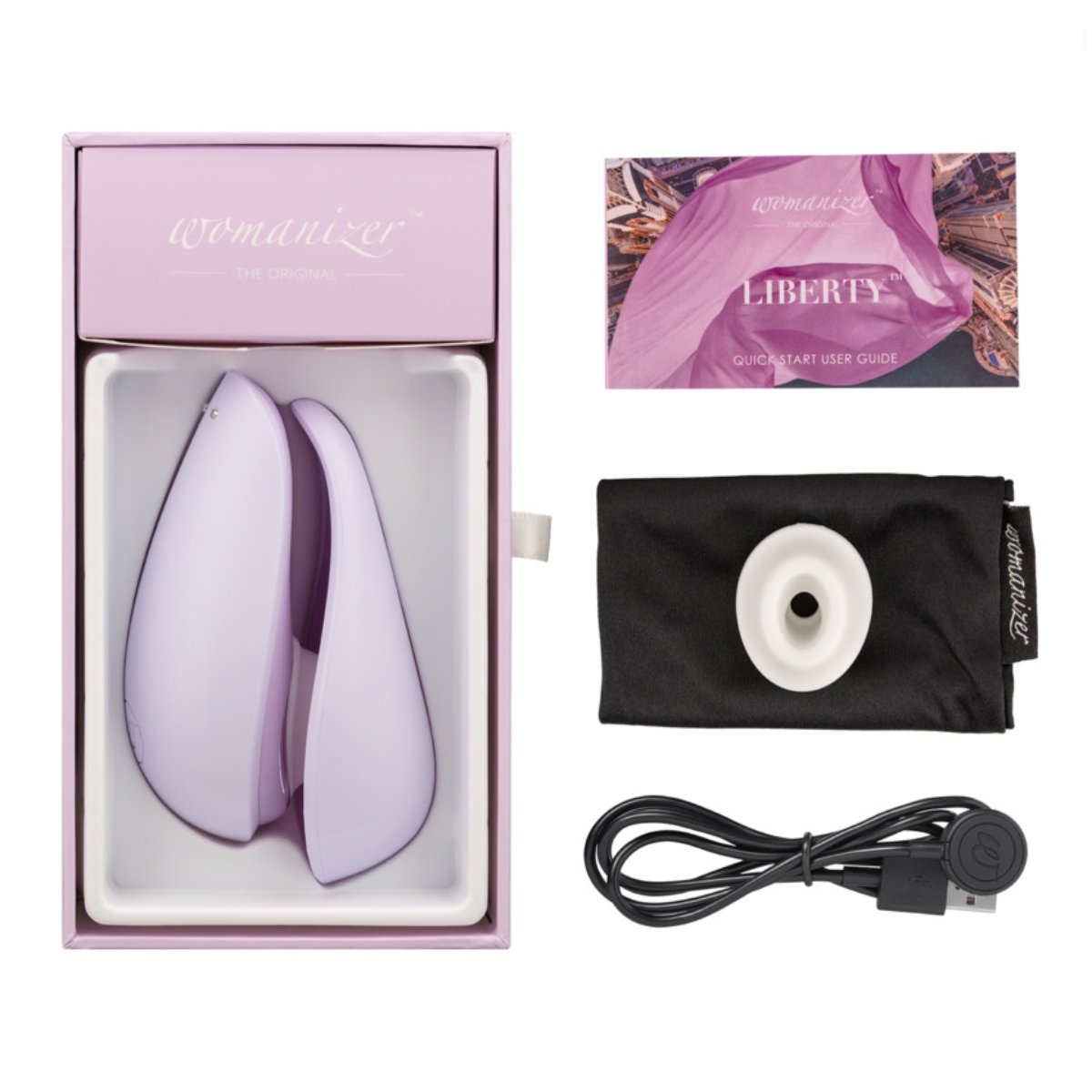 Womanizer Liberty Rechargeable Travel Clitoral Suction Vibrator