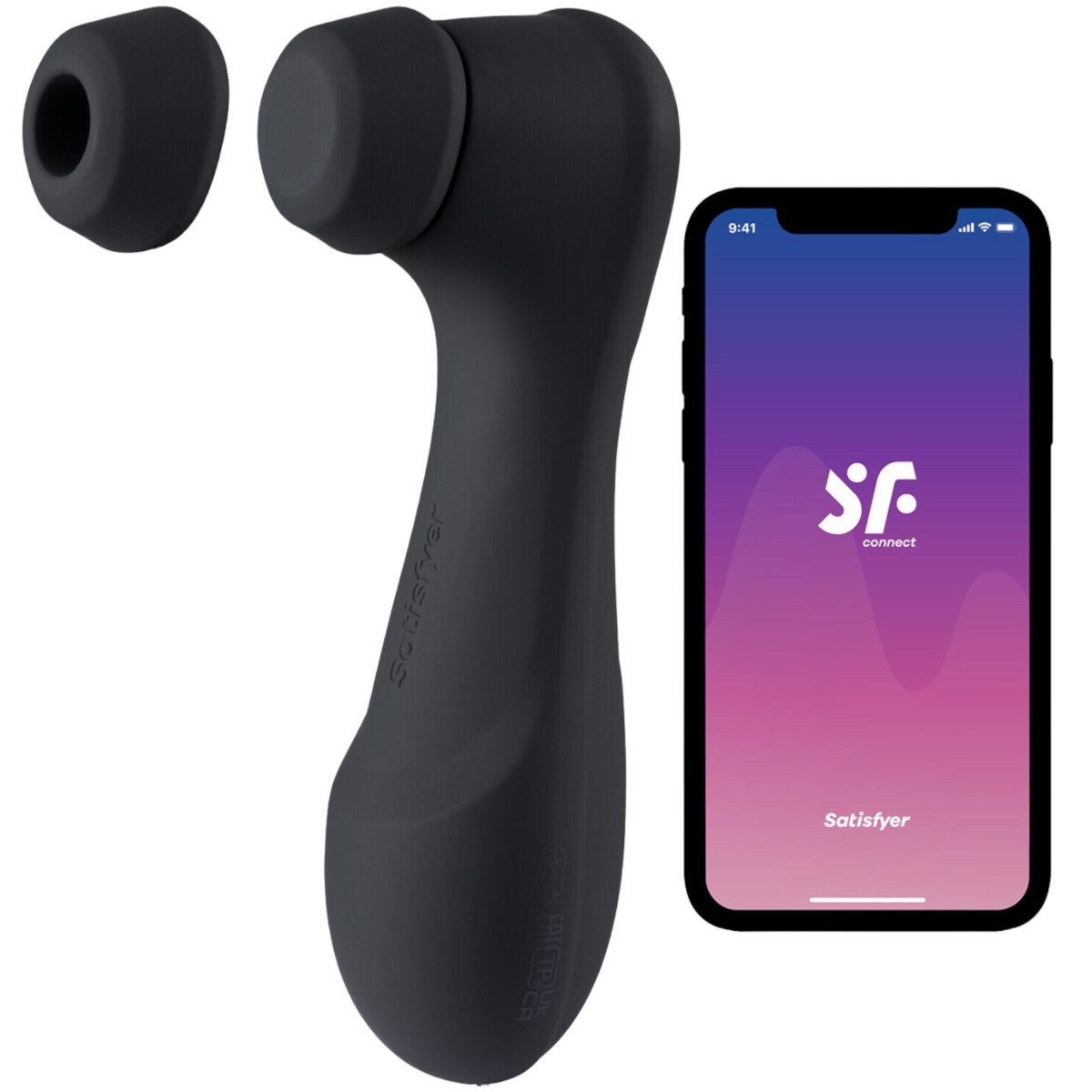 Satisfyer Pro 2 Generation 3 App Controlled Liquid Air Clitoral Vibrator Black