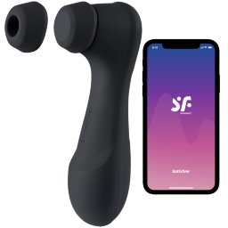 Satisfyer Pro 2 Generation 3 App Controlled Liquid Air Clitoral Vibrator Black