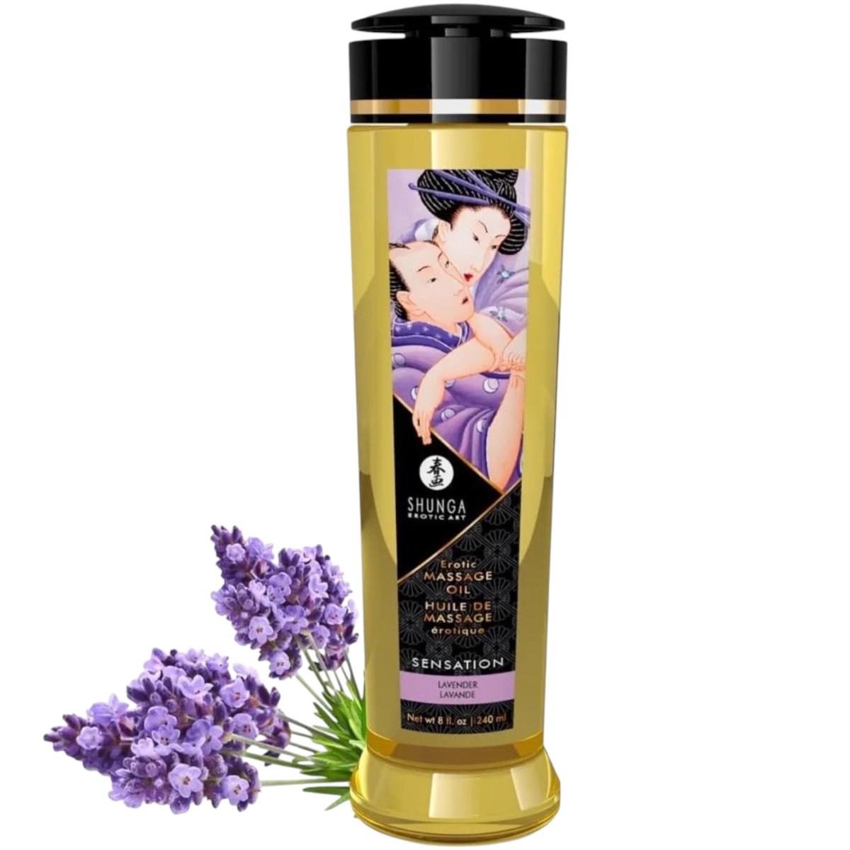 Shunga Erotic Massage Oil Lavender 240ml