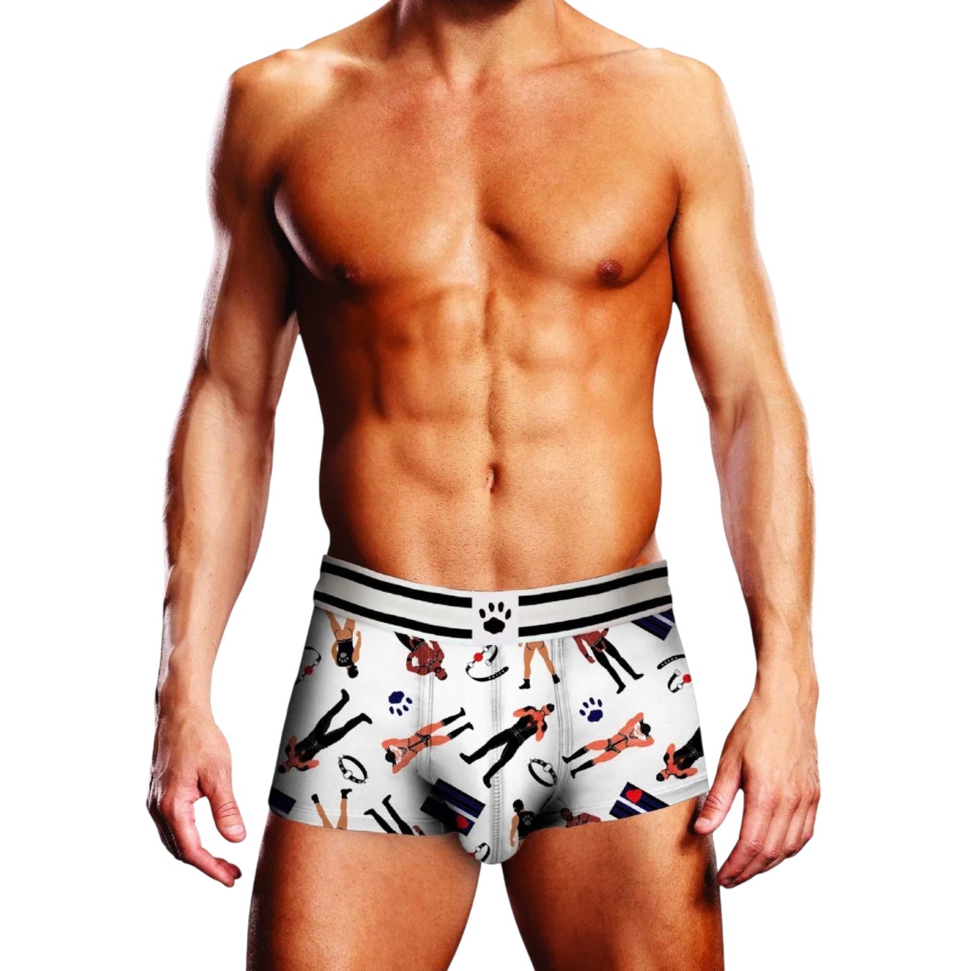 Prowler Leather Pride Trunk White &amp; Black