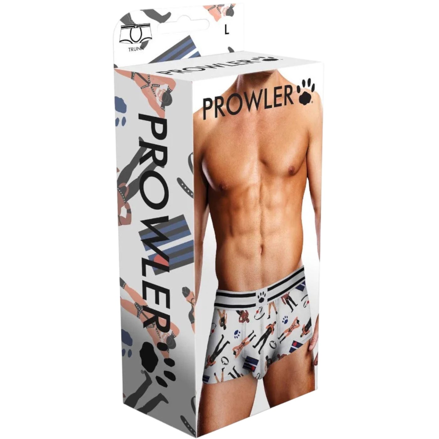 Prowler Leather Pride Trunk White & Black