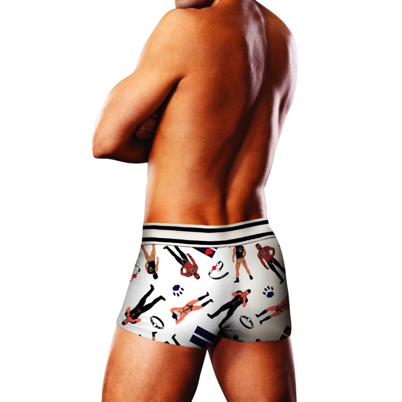 Prowler Leather Pride Trunk White & Black