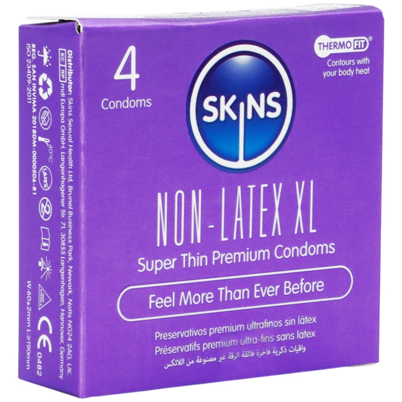Skins Non-Latex XL Super Thin Premium Condoms