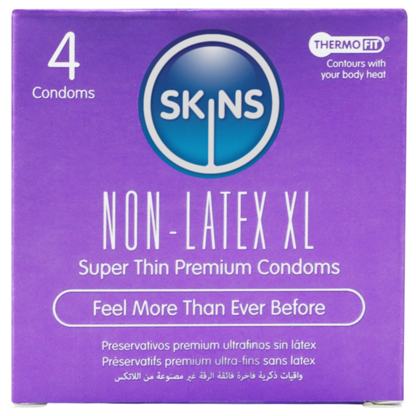 Skins Non-Latex XL Super Thin Premium Condoms