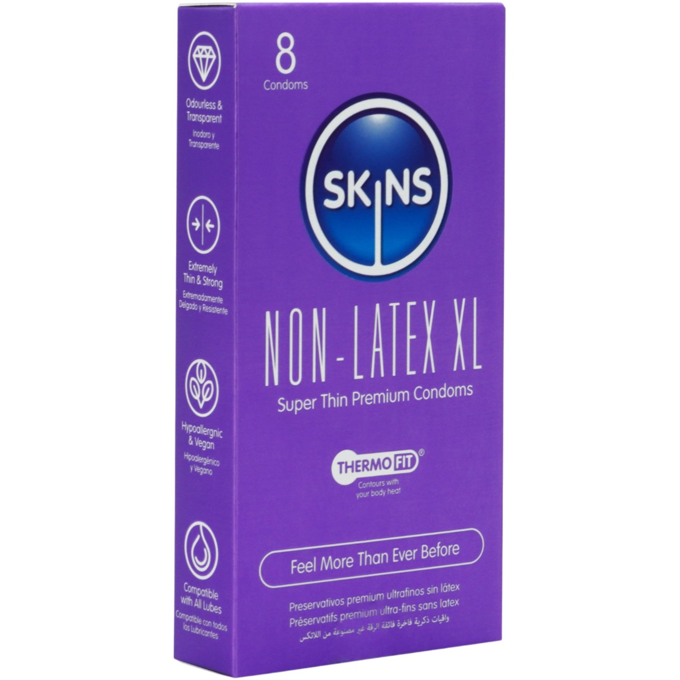Skins Non-Latex XL Super Thin Premium Condoms