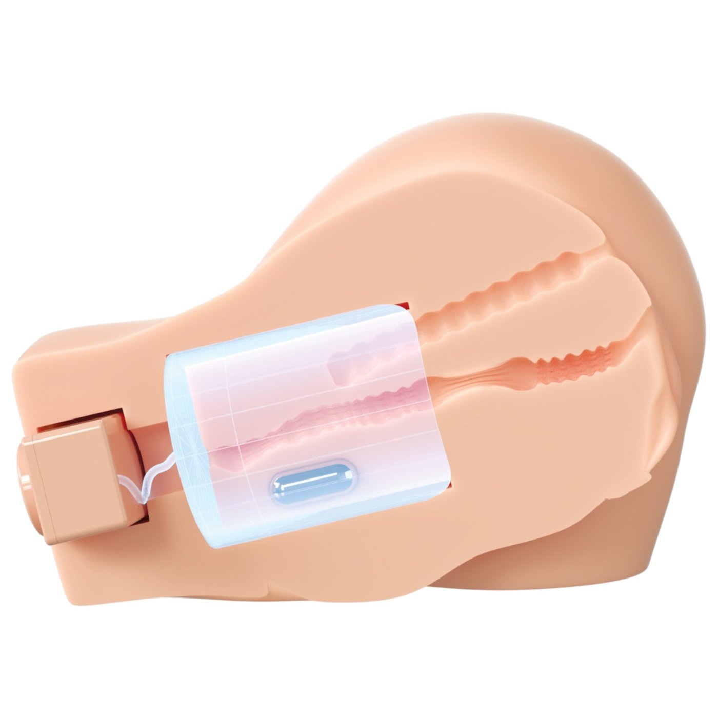 PDX Elite Back That Ass Up Dual-Entry Automatic Male Masturbator with Suction