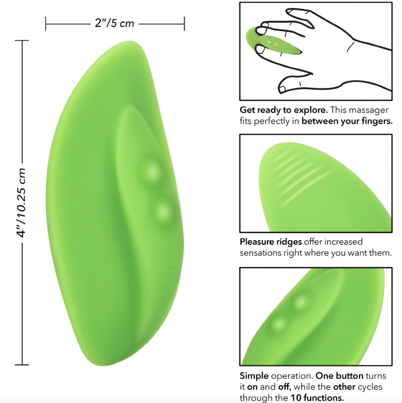Mini Marvels Silicone Marvelous Teaser Rechargeable Vibrator