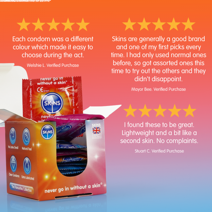 Skins Condoms Assorted 4 Pack