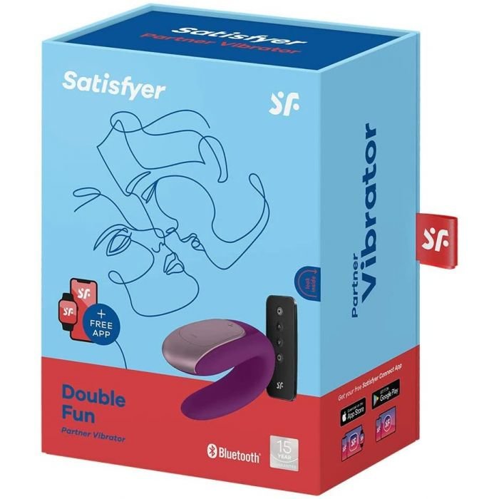 Satisfyer Double Fun App Controlled Rechargeable Couples Vibrator