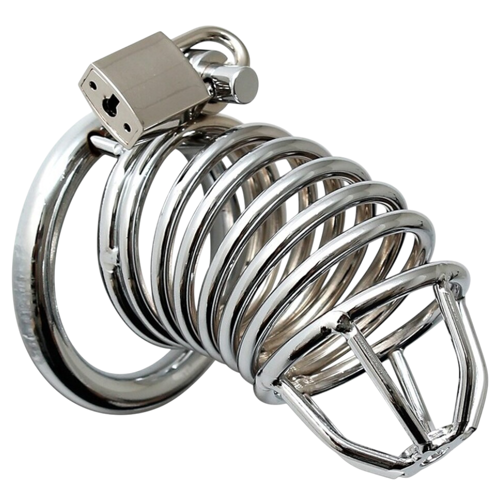 Rimba Chrome Chastity Cock Cage