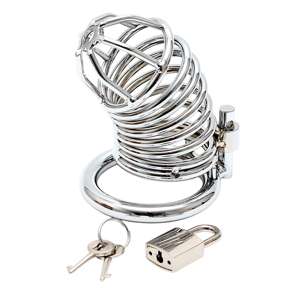Rimba Chrome Chastity Cock Cage