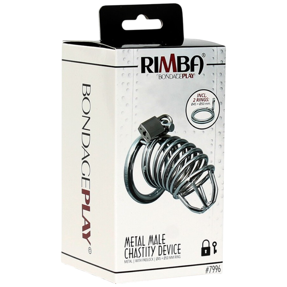 Rimba Chrome Chastity Cock Cage