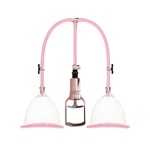 Pumped Breast Pump Medium Rose Gold – Shots Toys