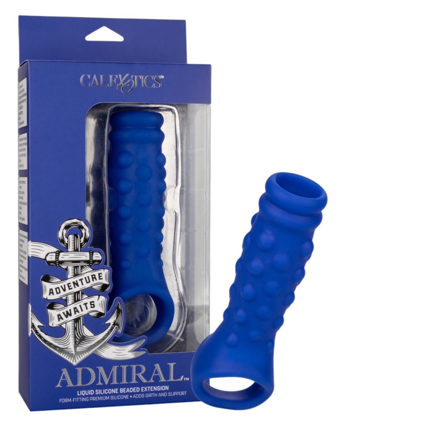 CalExotics Admiral Liquid Silicone Beaded Penis Extension