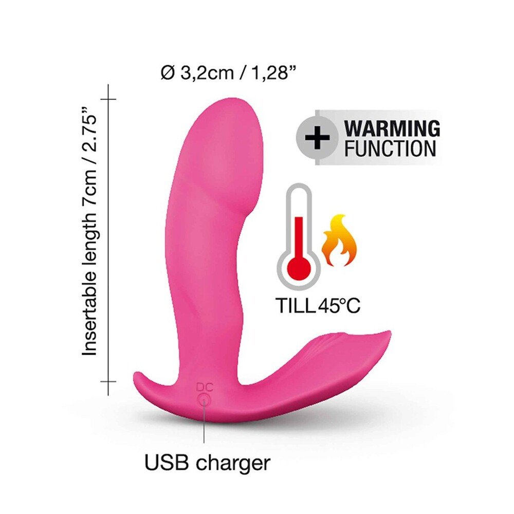 Dorcel Secret Clit Warming Remote Controlled Smart Voice Vibrator