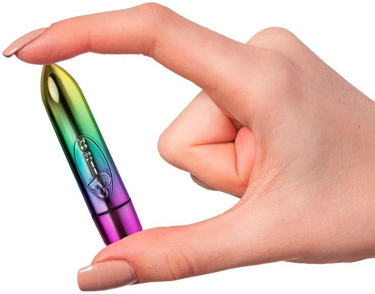 Rocks Off RO-80mm Bullet Vibrator Rainbow