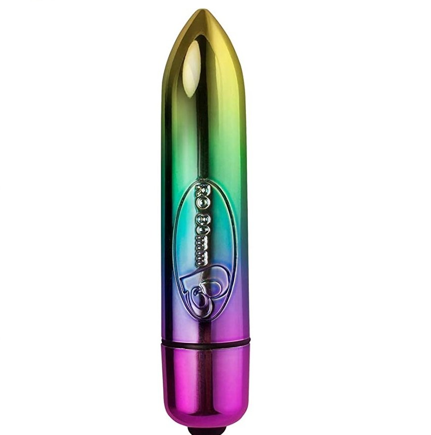 Rocks Off RO-80mm Bullet Vibrator Rainbow