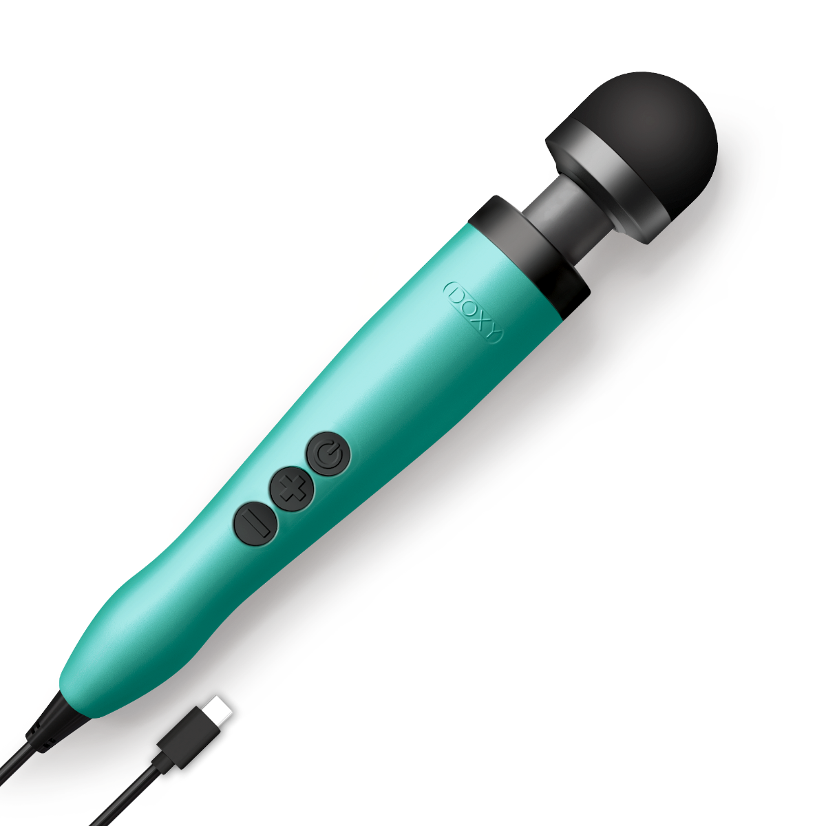 Doxy 3 USB-C-Powered Wand Massager Turquoise