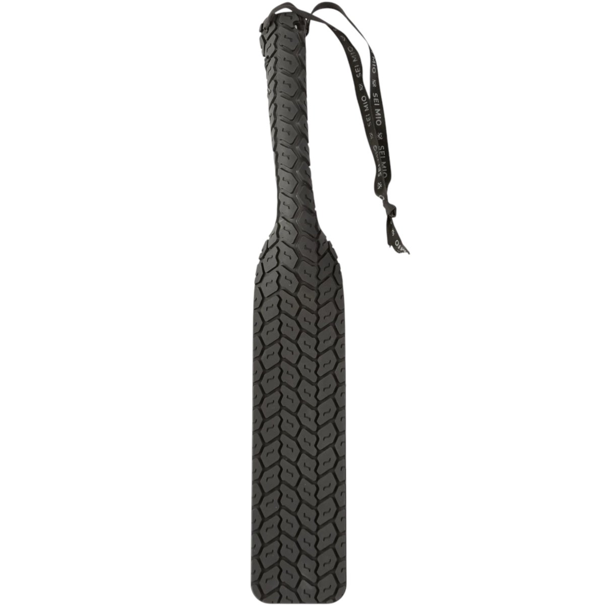 Sei Mio Tread Carefully Tyre Textured Spanking Paddle Black