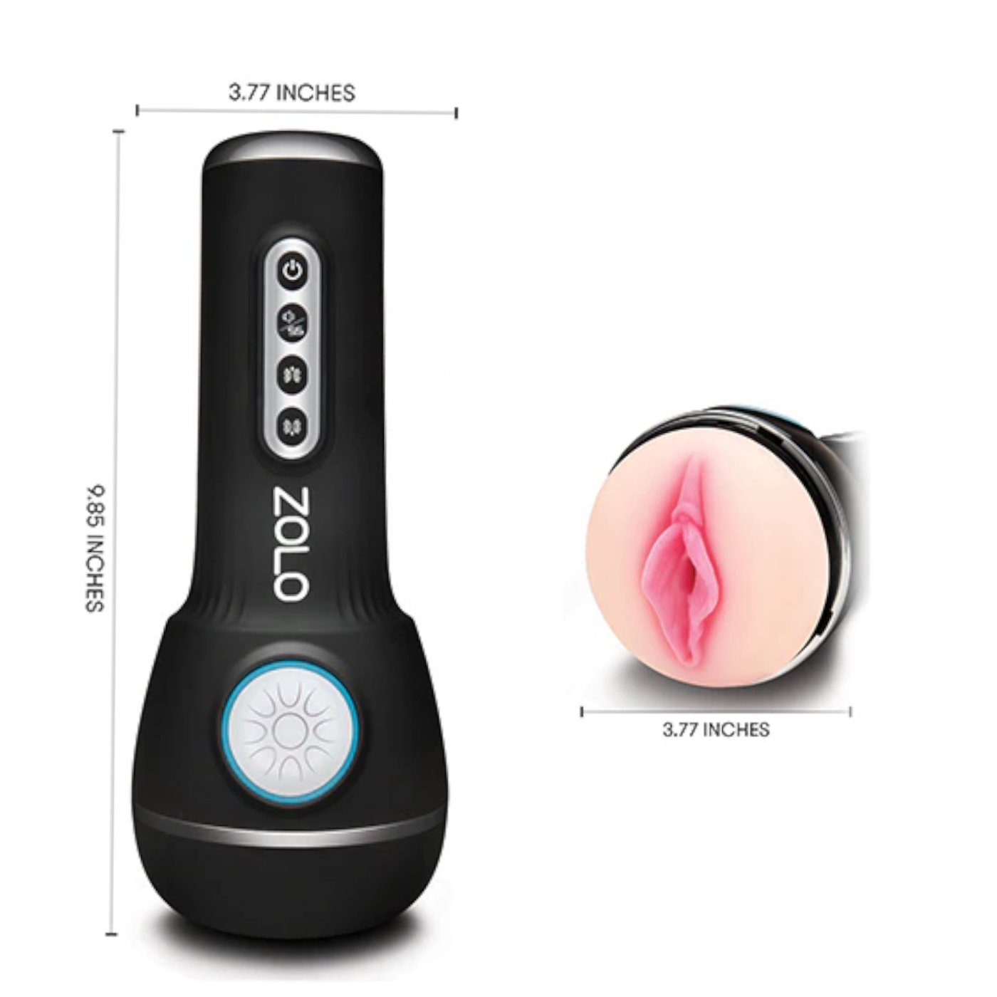 Zolo Power Stroker Vibrating & Squeezing Male Masturbator