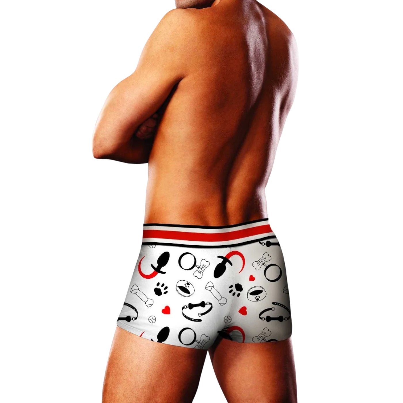 Prowler Puppie Print Trunk White Red