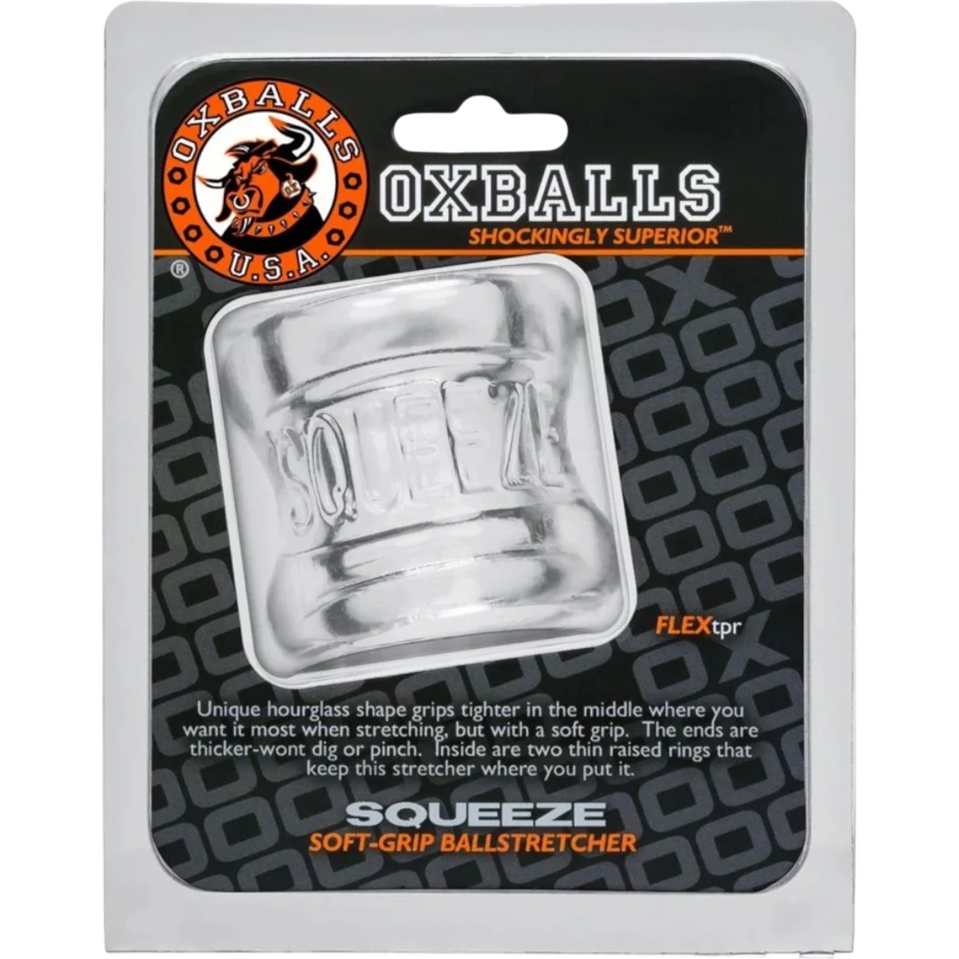Oxballs Squeeze Ball Stretcher Clear