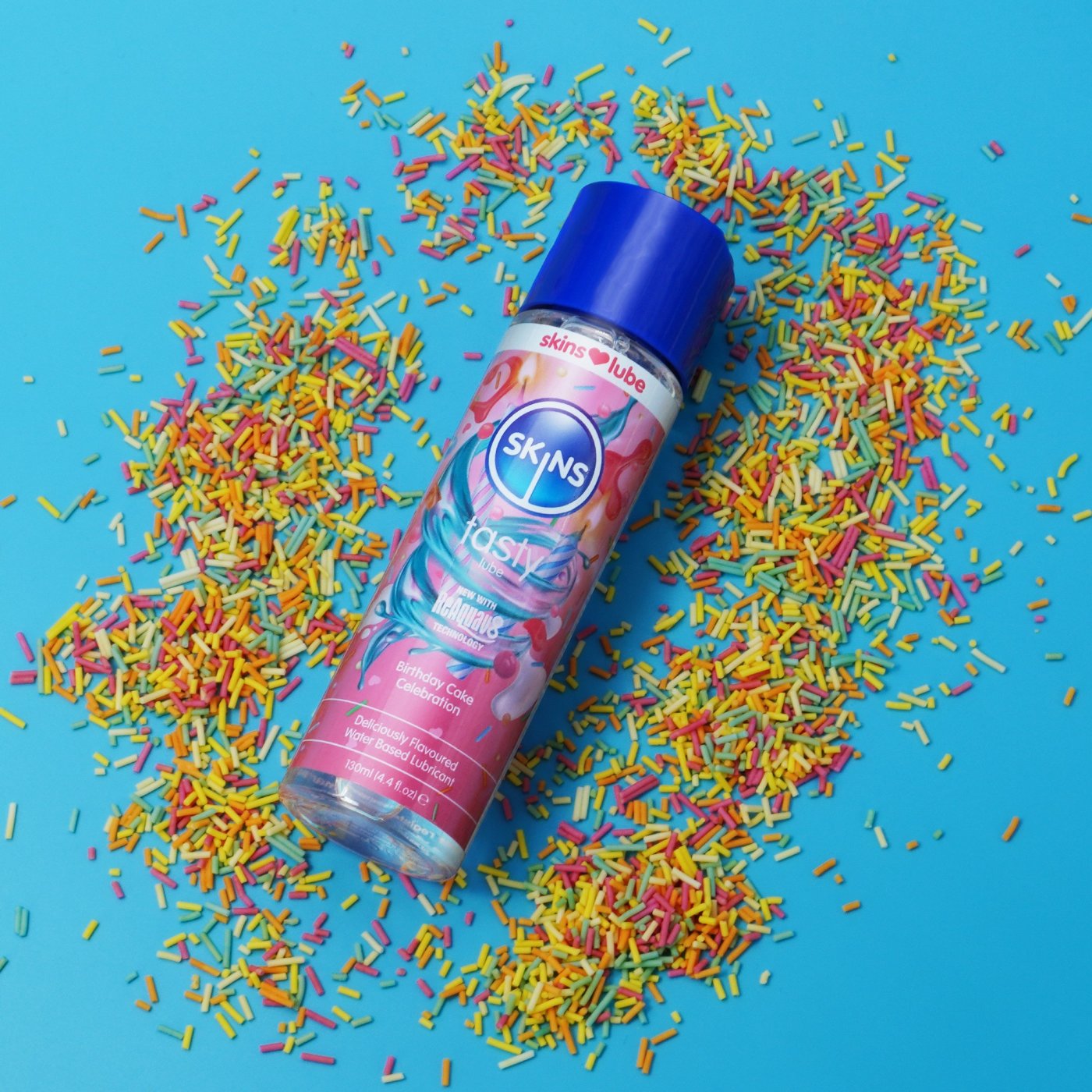 Skins Birthday Cake Water-Based Lubricant (130ml)