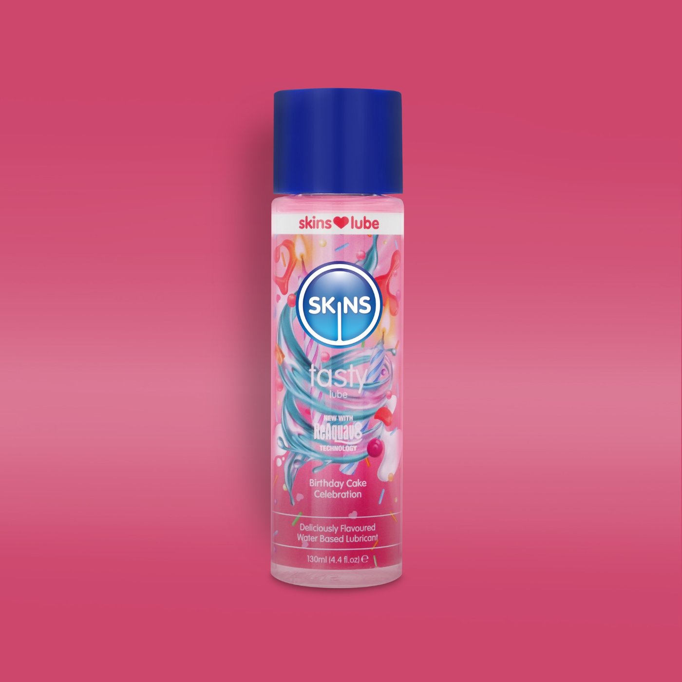 Skins Birthday Cake Water-Based Lubricant (130ml)