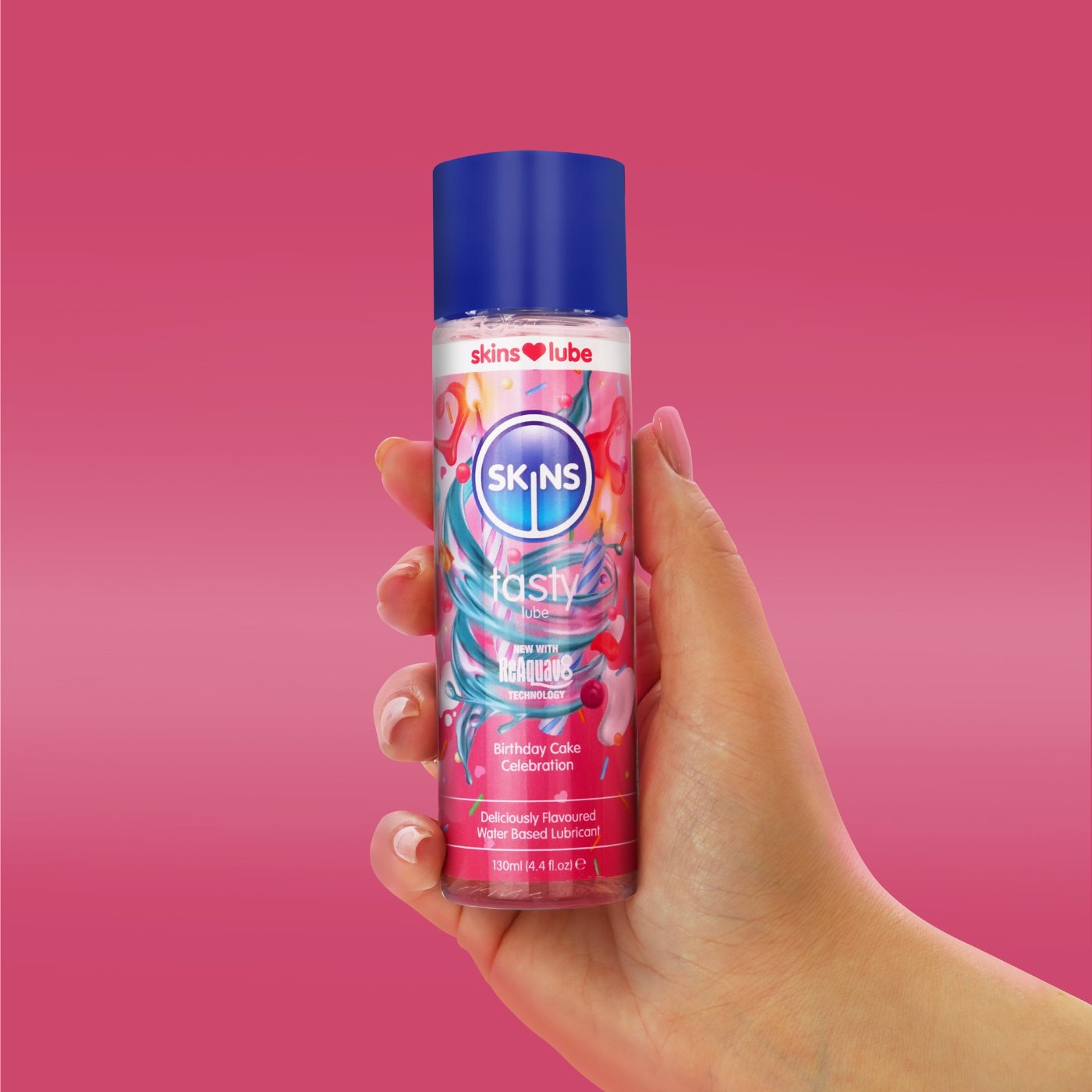 Skins Birthday Cake Water-Based Lubricant (130ml)