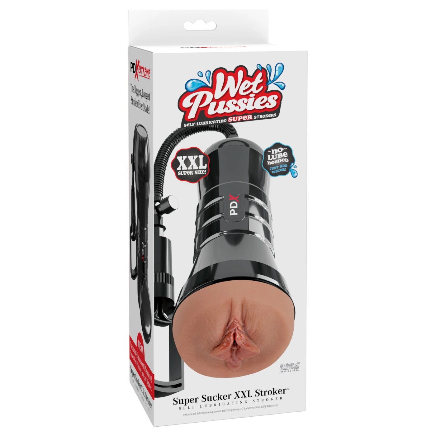 Wet Pussies Super Sucker XXL Stroker Self Lubricating Male Masturbator