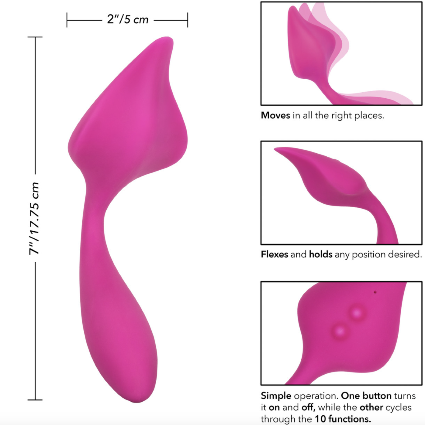 Mini Marvels Silicone Marvelous Lover Rechargeable Vibrator