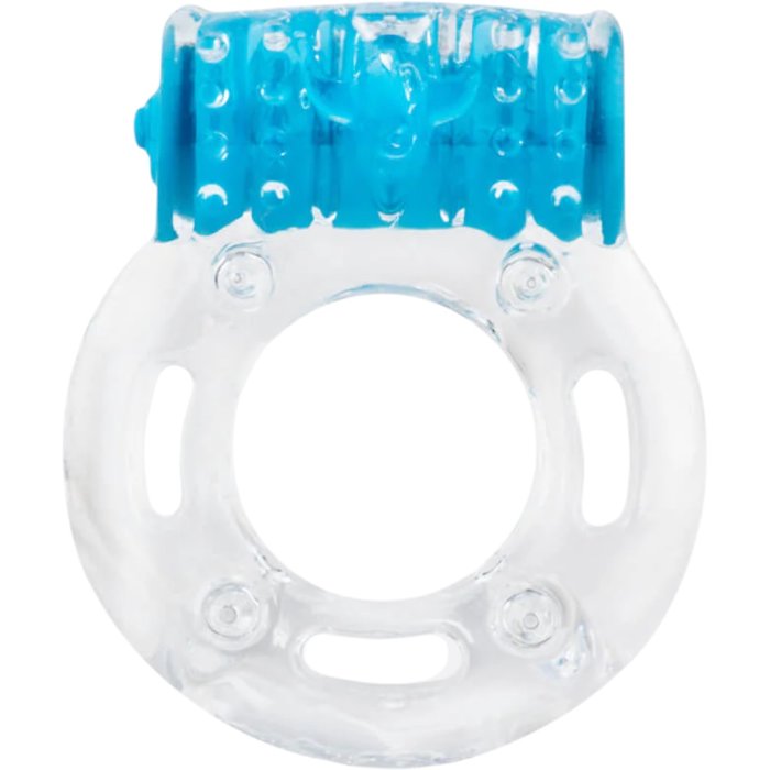 Screaming O ColorPoP Quickie Plus Vibrating Cock Ring Blue
