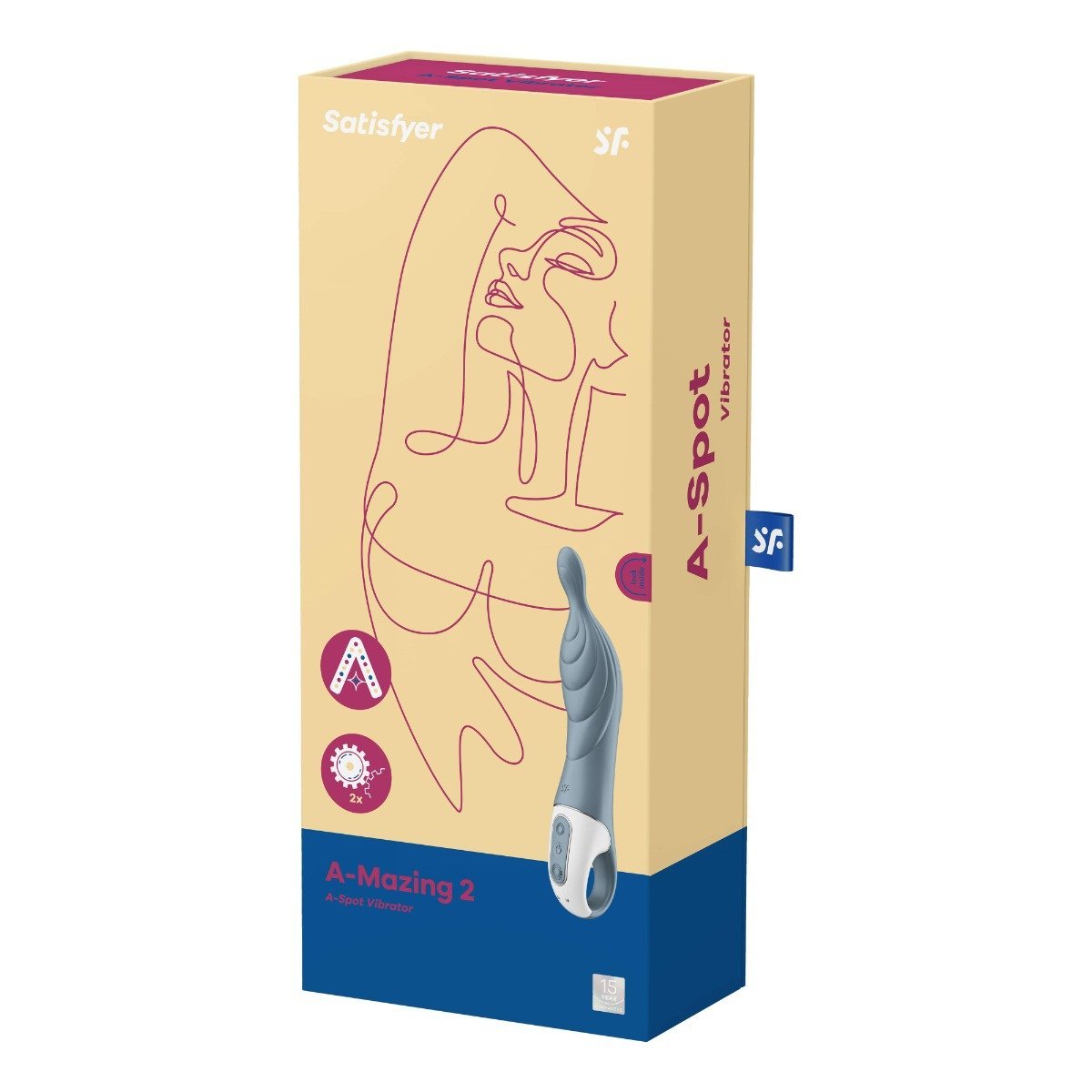 Satisfyer A-Mazing 2 A-Spot Vibrator Grey